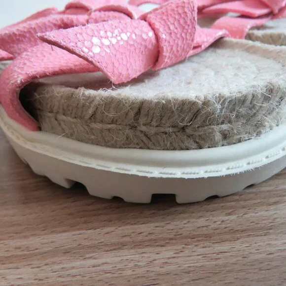 ALEXANDRE BIRMAN Lolita Espadrille Flat Slide Sandals Fresh In Pink - Size US 11 - Picture 11 of 16